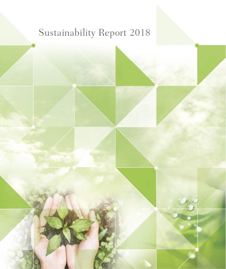 This is the cover of Sustainability Report 2018